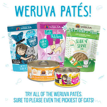 Weruva Classic Cat Pate Press Your Lunch! with Chicken for Cats 8 5.5-oz Cans