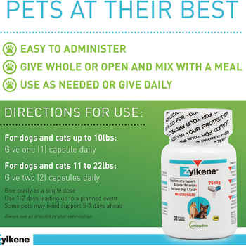 Zylkene Small Dogs & Cats 75 mg 30 ct