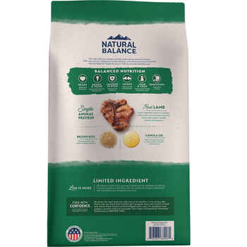 Natural Balance® Limited Ingredient Lamb & Brown Rice Recipe Dry Dog Food 24 lb