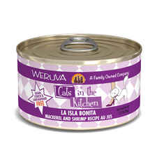 Weruva Cats in the Kitchen La Isla Bonita Mackerel & Shrimp Au Jus Grain Free Canned Cat Food-product-tile