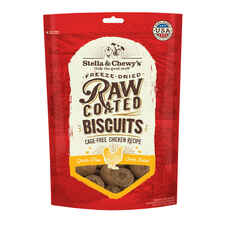 Stella & Chewy's Raw Coated Biscuits Cage-Free Chicken Recipe Freeze-Dried Grain-Free Dog Treats-product-tile