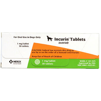 Incurin Tablets Incontinence Treatment For Dogs 1800petmeds