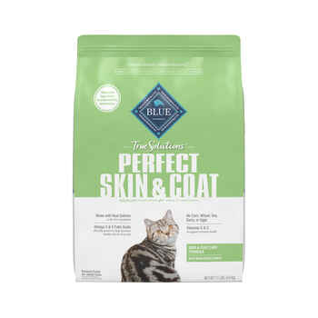 Blue Buffalo True Solutions Perfect Coat Skin & Coat Formula Adult Dry Cat Food 11 lb Bag product detail number 1.0