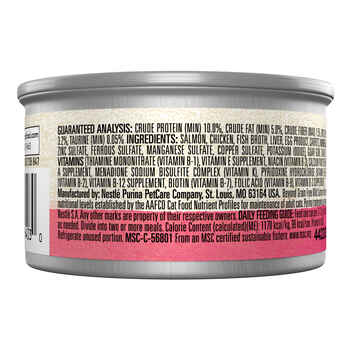 Purina Beyond Grain-Free Wild Salmon Pate Recipe Wet Cat Food 3 oz Can - Case of 12