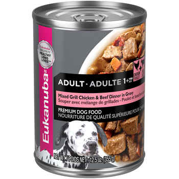 Eukanuba Adult Mixed Grill Chicken & Beef Dinner in Gravy Canned Food 12.5 oz Can - Case of 12 product detail number 1.0