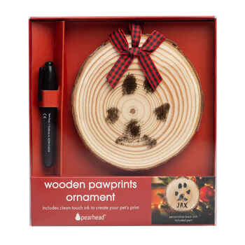 Pearhead Wooden Pawprints Ornament Kit