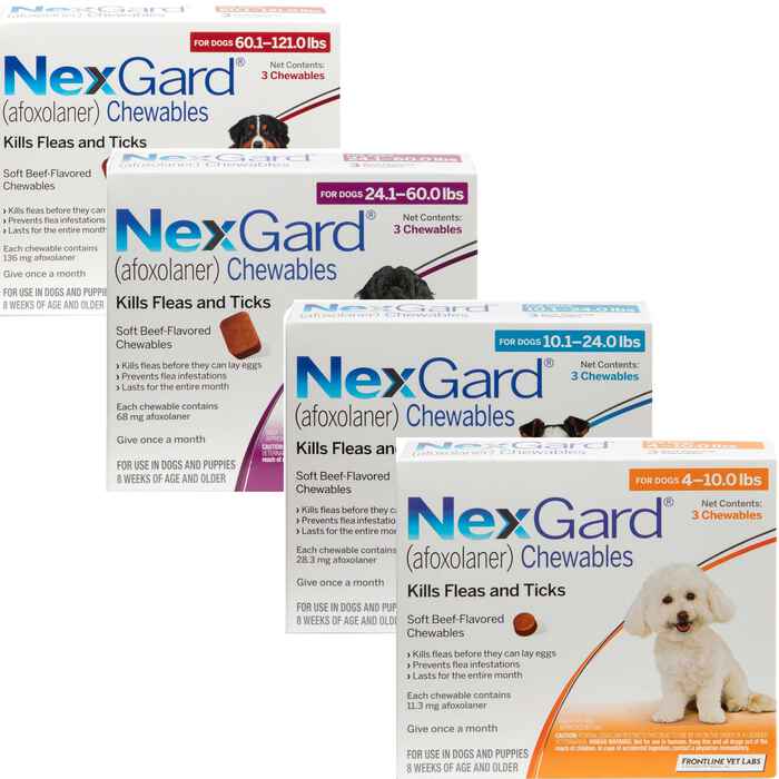 Tick Nexgard Alternative NexGard Chewables For Dogs 4-10 Lbs (1