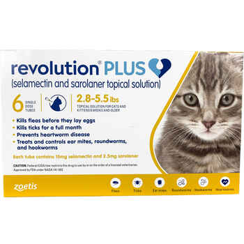 Revolution Plus 2.8-5.5 lbs 6 pk Gold product detail number 1.0