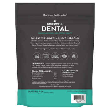 Dogswell Dental Chicken Jerky Dog Treats - 12 oz Bag
