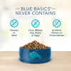 Blue Buffalo BLUE Basics Adult Skin & Stomach Care Grain-Free Indoor Duck and Potato Recipe Dry Cat Food 5 lb Bag