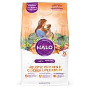 Halo Holistic Adult Dry Cat Food Chicken & Chicken Liver Recipe 6lb