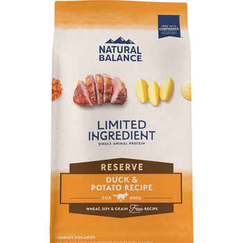 Natural Balance® Limited Ingredient Reserve Grain Free Duck & Potato Recipe Dry Dog Food 4 lb product detail number 1.0