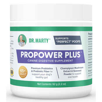Dr. Marty ProPower Plus Probiotics Canine Digestive Powdered Supplement for Dogs 2.2 oz Jar product detail number 1.0