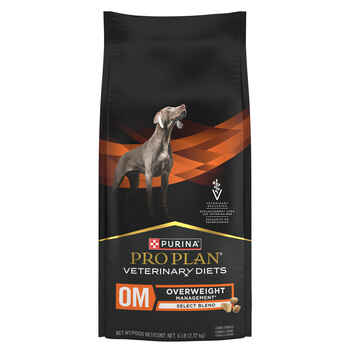 Purina Pro Plan Veterinary Diets OM Overweight Management Select Blend with Chicken Canine Formula Dry Dog Food - 6 lb. Bag product detail number 1.0