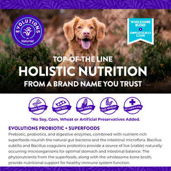 Evolutions by NaturVet Probiotic + Superfoods Dog Supplement 30 ct