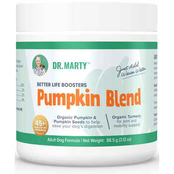 Dr. Marty Pumpkin Blend Better Life Boosters Powdered Supplement for Dogs 3.12 oz product detail number 1.0