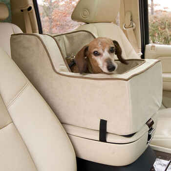 High-back Console Pet Car Seat - Large Buckskin/Java product detail number 1.0