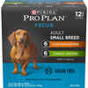 Purina Pro Plan Adult Small Breed Chicken & Turkey Entree Pate Variety Pack Wet Dog Food 3.5 oz Cans (Case of 12)