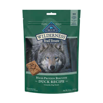 Blue Buffalo BLUE Wilderness Trail Treats High Protein Duck Biscuits Crunchy Dog Treats 10 oz Bag product detail number 1.0