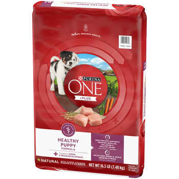 Purina ONE +Plus Healthy Puppy Formula High Protein Natural Chicken Dry Puppy Food 16.5 lb Bag product detail number 1.0