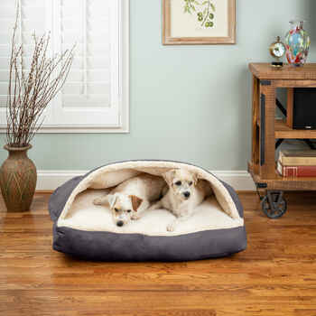 Snoozer® Rectangle Cozy Cave® Pet Bed Small Heather Gray