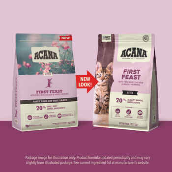 ACANA First Feast Chicken & Fish Dry Cat Food for Kittens 4 lb Bag