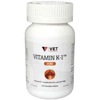 Vitamin K-1 Chewable Tablets 25 mg 50 ct product detail number 1.0