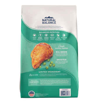 Natural Balance Limited Ingredient Grain Free Chicken & Green Pea Recipe Dry Cat Food - 10 lb Bag