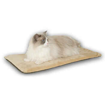 K&H Thermo-Kitty Mat Heated Cat Pad Mocha 12.5" x 25" x 0.5" product detail number 1.0