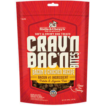 Stella & Chewy's Crav'n Bac'n Bites Bacon & Chicken Recipe Dog Treats 8.25 oz product detail number 1.0
