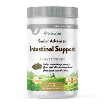 NaturVet Senior Advanced Intestinal Support Supplement for Dogs Soft Chews 60 ct product detail number 1.0