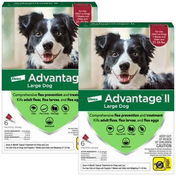 Advantage II 12pk Dog 21-55 lbs product detail number 1.0