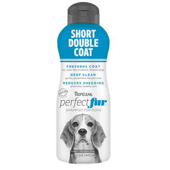 TropiClean PerfectFur Short Double Coat Shampoo for Dogs 16 oz product detail number 1.0