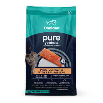 Canidae PURE Grain Free Salmon Recipe Dry Cat Food 5 lb bag product detail number 1.0