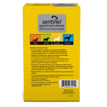 Sentinel Spectrum 6pk 50.1-100 lbs