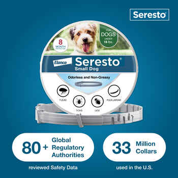 Seresto for Small Dogs up to 18lbs, 15" collar length