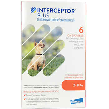 Interceptor Plus 12pk Brown 2-8 lbs product detail number 1.0