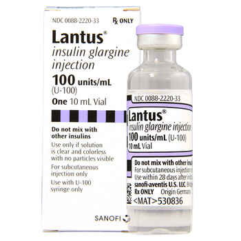 Lantus Insulin 100 u/ml 10 ml product detail number 1.0