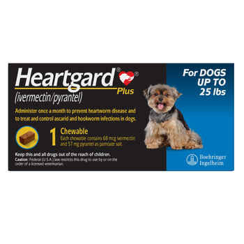 Heartgard Plus Chewables 1pk Blue 01-25lbs product detail number 1.0