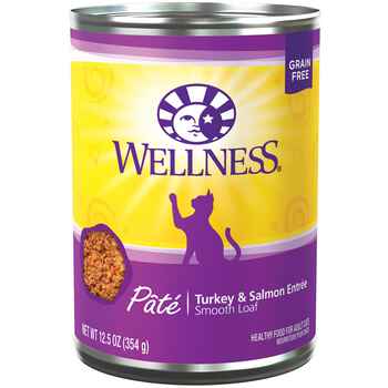 Wellness Complete Health Pate Turkey & Salmon Entrée Wet Cat Food 12.5 oz Can - Case of 12 product detail number 1.0