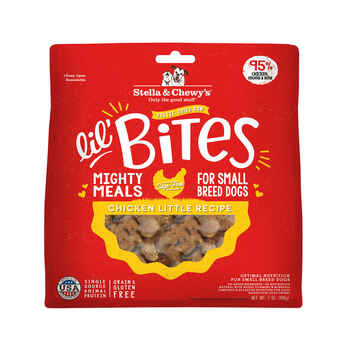 Stella & Chewy's Lil' Bites Chicken Little Recipe Small Breed Freeze-Dried Raw Dog Food 7 oz product detail number 1.0