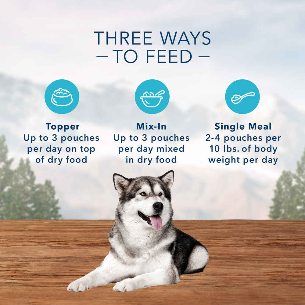 Blue Buffalo BLUE Wilderness Adult Wild Cuts Trail Toppers Chunky Beef Bites Dog Food Topper