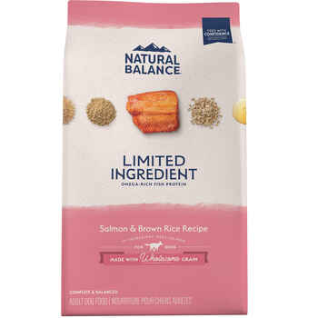 Natural Balance® Limited Ingredient Salmon & Brown Rice Recipe Dry Dog Food 24 lb product detail number 1.0