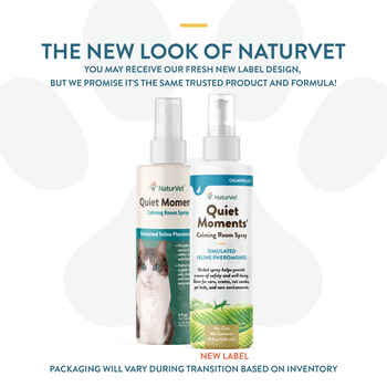 NaturVet Quiet Moments Herbal Calming Room Spray Feline 8 fluid oz