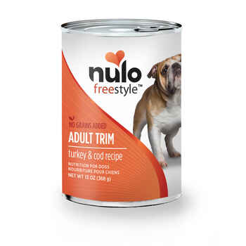 Nulo FreeStyle Turkey & Cod Pate Adult Trim Dog Food 13 oz Cans Case of 12 product detail number 1.0