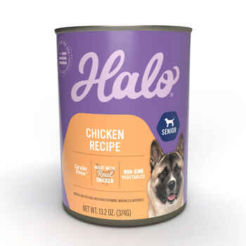 Halo Holistic Senior Chicken Recipe Wet Dog Food 6 13.2oz cans product detail number 1.0