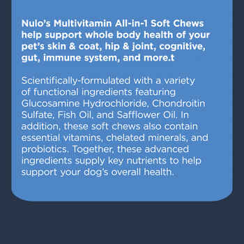 Nulo Soft Chew Advanced All-In-1 Supplement for Dogs 90 ct
