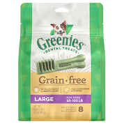 Greenies Grain Free Dental Treats for Dogs 12 oz Large 8 Treats