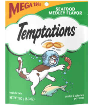 Temptations Seafood Medley Flavor Cat Treats 6.3oz product detail number 1.0
