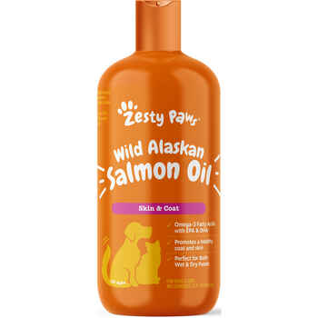 Zesty Paws Wild Alaskan Salmon Oil for Dogs and Cats 32oz product detail number 1.0